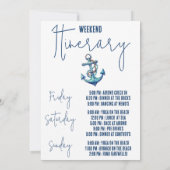 Invitation Dernière voile, voile Bachelorette Week-end (Dos)