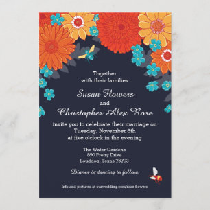 Invitation des abeilles et fleurs