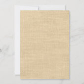 Invitation Des amis boisés rustiques Wild One Baby shower (Dos)