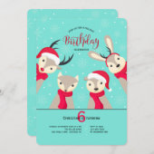 Invitation des amis de la forêt de vacances (Devant / Derrière)