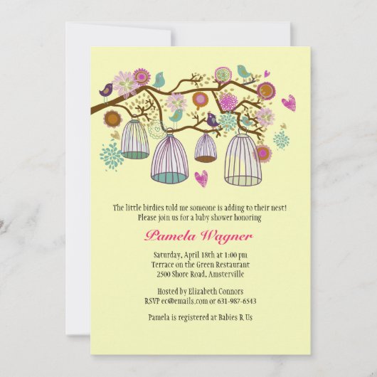 Invitation des Amis de Plumes (Jaune) (Devant)