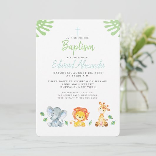 Invitation des animaux de la jungle (Debout devant)