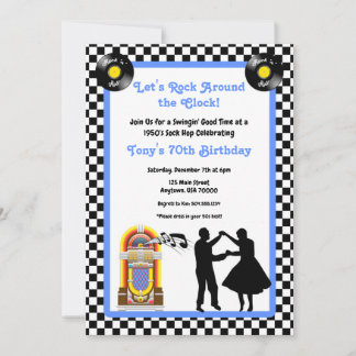 Invitation des années 1950, Sock Hop, Rock and Rol