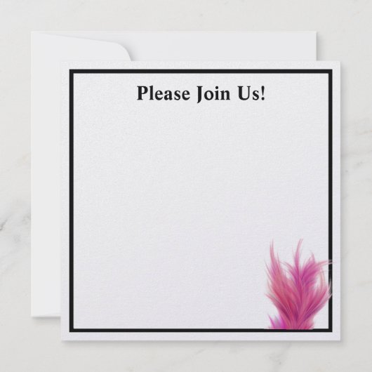 Invitation des années 80 (Dos)