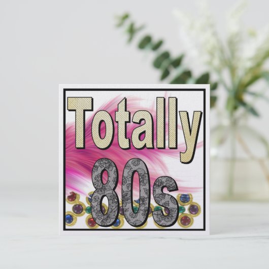 Invitation des années 80 (Debout devant)