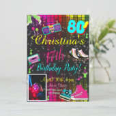 Invitation des années 80, Invitation photo Retour  (Debout devant)