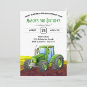 Invitation des Anniversaires de enfants de la ferm (Debout devant)