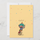 Invitation des artistes de cirque (Dos)