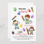 Invitation des arts de l'enfant (Devant / Derrière)