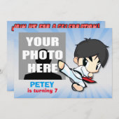 Invitation des arts martiaux - PERSONNALISÉ (Devant / Derrière)