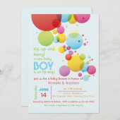 Invitation des ballons de fête (Devant / Derrière)