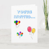 Invitation des ballons, les jolis ballons, balloons5, vous (Devant)