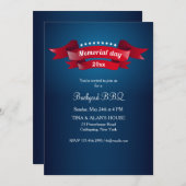 Invitation des bannières commémoratives (Devant / Derrière)