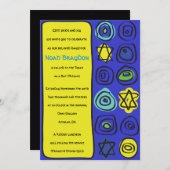 Invitation des Bat mitzvah du barreau des CERCLES (Devant / Derrière)