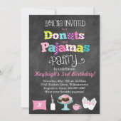 Invitation des beignets et des pyjamas (Devant)