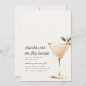 Invitation Des Boissons Simples Sont À L'Invitation De La Fêt (Devant)