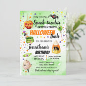 Invitation Des bonbons cuits et régalez l'anniversaire d'hall (Debout devant)