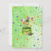 Invitation Des bonbons cuits et régalez l'anniversaire d'hall (Dos)