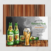 Invitation des Bouteilles de Bière (Devant / Derrière)