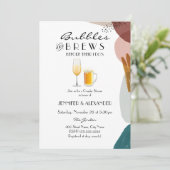 Invitation des bulles et des brasseries Abstraites (Debout devant)