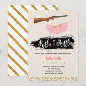 Invitation Des carabines ou des carabines de genre révèlent l (Devant / Derrière)