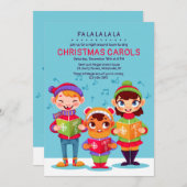 Invitation des Caroleurs de Noël (Devant / Derrière)