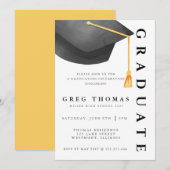 Invitation des casquettes de fin d'études (Devant / Derrière)