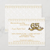 Invitation des célébrations du 65e anniversaire de (Devant / Derrière)