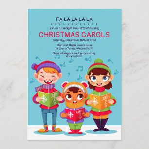 Invitation des chanteurs de Noël