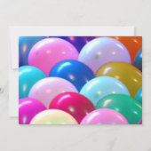 Invitation des chiens et des ballons de la fête de (Dos)