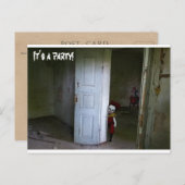 Invitation des clowns effrayants (Devant / Derrière)