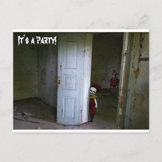 Invitation des clowns effrayants (Devant)