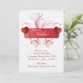 Invitation des Coeurs de Saint-Valentin (Debout devant)