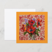 Invitation des Coquelicots (Devant / Derrière)