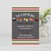 Invitation des couples Saki & Sushi Party (Debout devant)