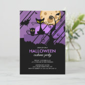 Invitation des créatures d'Halloween éffrayant (Debout devant)