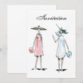 Invitation des dames au déjeuner (Devant / Derrière)