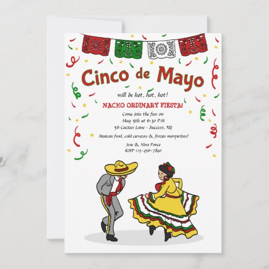 Invitation des danseurs du Cinco de Mayo (Devant)