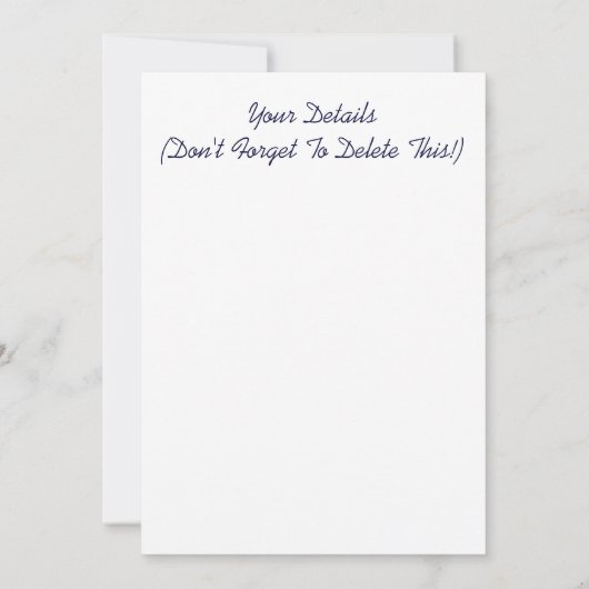 INVITATION DES DÉPANNAGES (Dos)