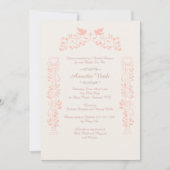 Invitation des Doves et des Romances (Devant)