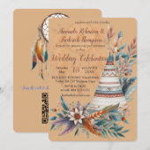 Invitation Des dragueurs sur le thème bohème (Devant / Derrière)