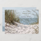 Invitation des dunes de plage (Devant / Derrière)