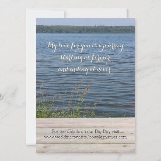 Invitation des eaux du lac (Dos)