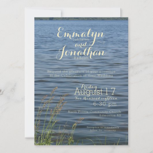 Invitation des eaux du lac (Devant)