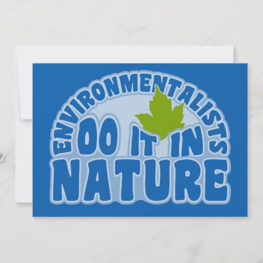 Invitation des écologistes, personnaliser (Devant)