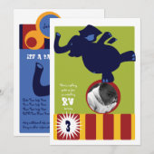 Invitation des éléphants de cirque (Devant / Derrière)
