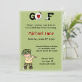 Invitation des enfants Little Golfer (Debout devant)