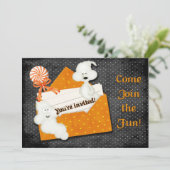 Invitation des Fantômes d'Halloween (Debout devant)