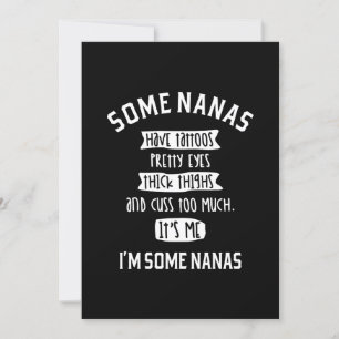 Invitation Des Femmes Des Nanas Cuss Trop De Cadeaux Nanas Dr