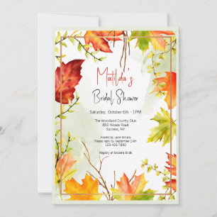 Invitation des Feuilles de l'érable